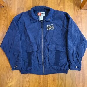 Vintage Nike Team Sports Michigan Wolverines Jacket Size Large